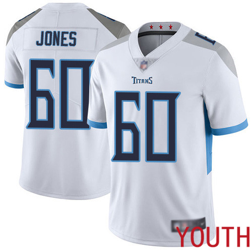 Tennessee Titans Limited White Youth Ben Jones Road Jersey NFL Football 60 Vapor Untouchable